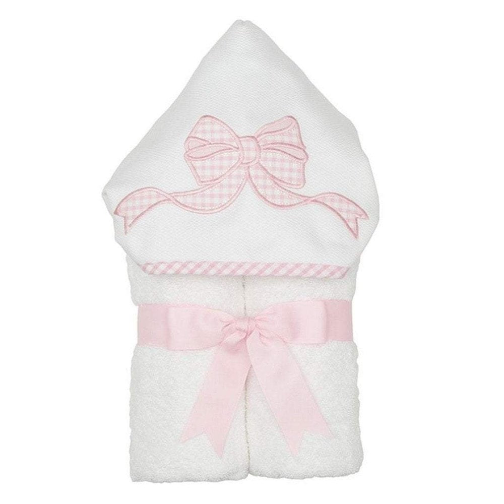 3 Marthas Everykid Hooded Towel Pink Bow