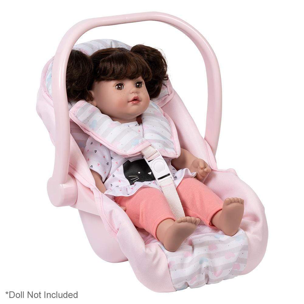 Adora Charisma Baby Doll Pink Car Seat