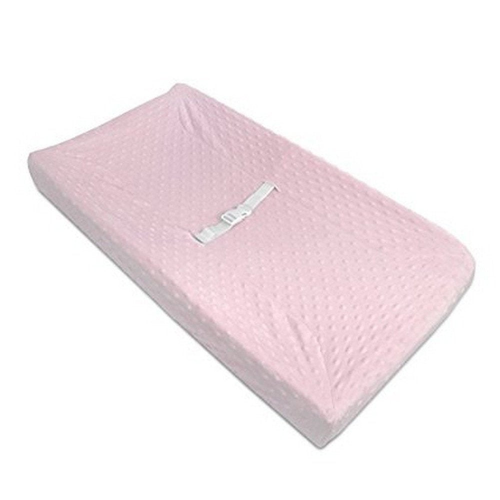American Baby Chenille Contour Changing Pad Cover Minky Dot