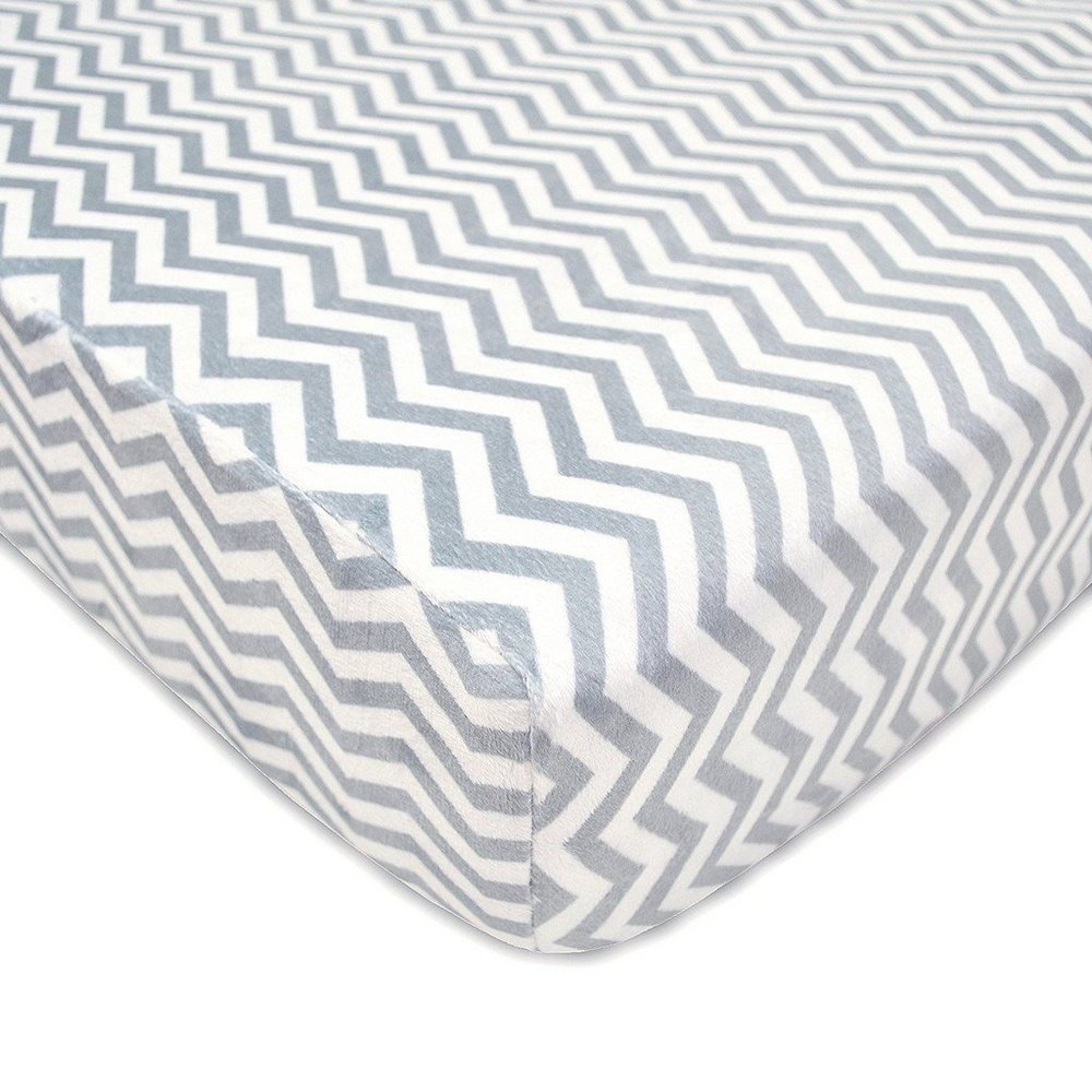 American Baby Heavenly Soft chenille Fitted Crib Sheet