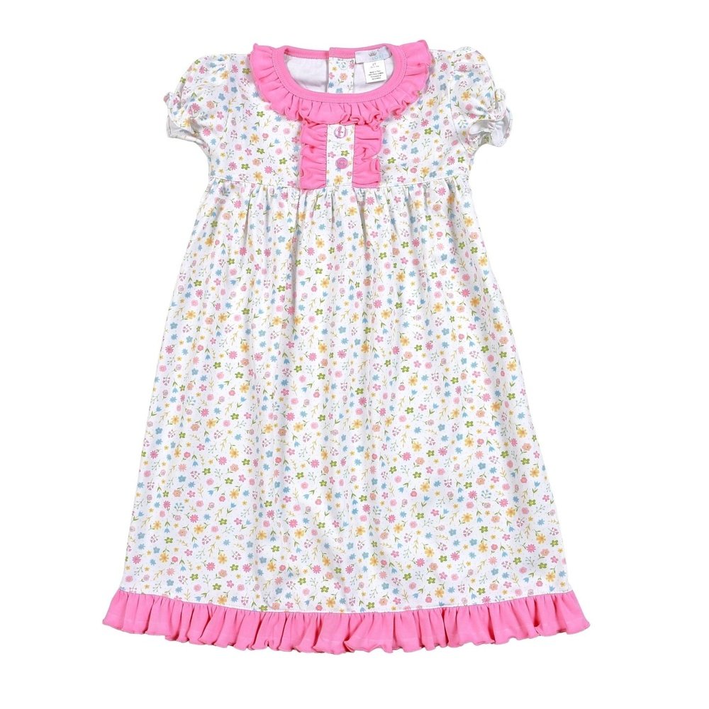 Baby Loren Pajamas 2 Toddler / Pink Baby Loren Ella Pink Floral Night Gown