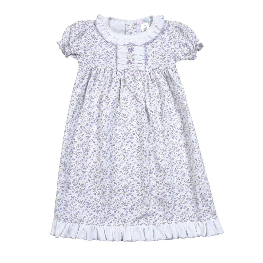 Baby Loren Pajamas 2 Toddler / Purple Baby Loren Leyla Purple Floral Night Gown