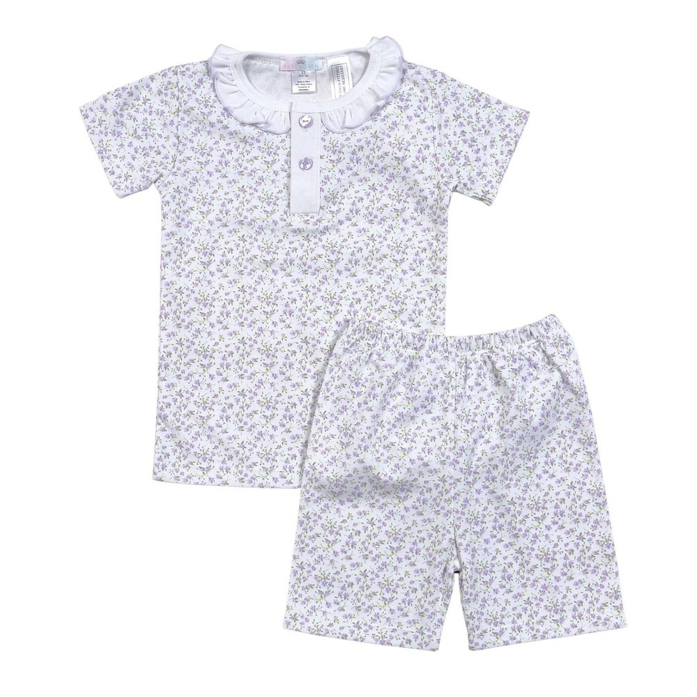 Baby Loren Pajamas 2 Toddler / Pink Baby Loren Leyla Purple Floral Pajama