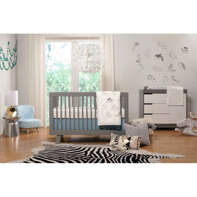Babyletto Hudson Crib Grey Babysupermarket