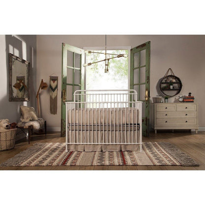 Namesake Winston 4 in 1 Iron Convertible Crib Washed White