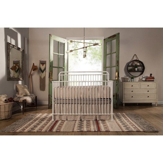 Namesake Winston 4 in 1 Iron Convertible Crib Washed White