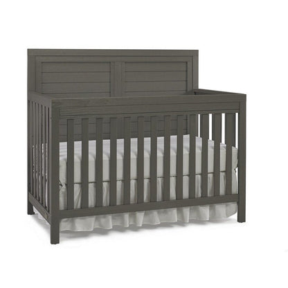Ti Amo Castello Full Panel Convertible Baby Crib Weathered Grey