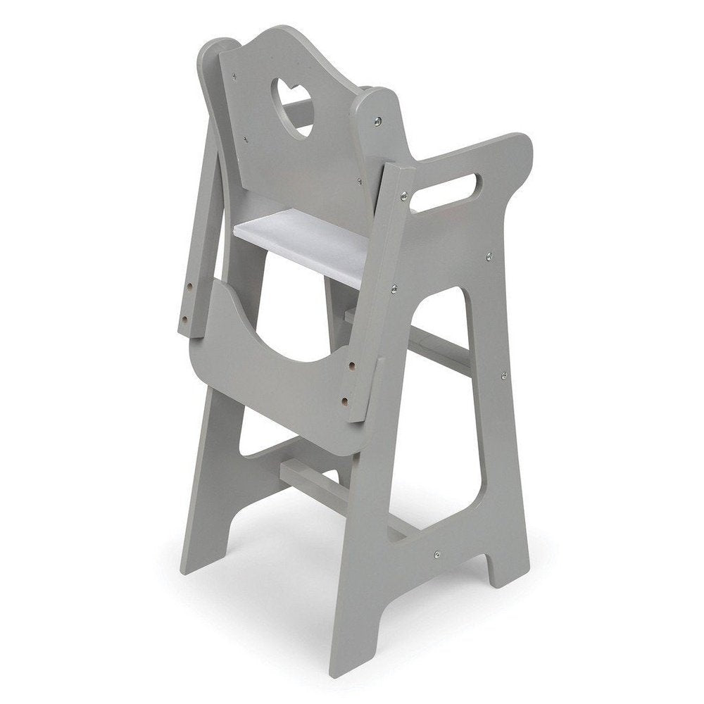 Badger Basket Executive Gray Doll High Chair
