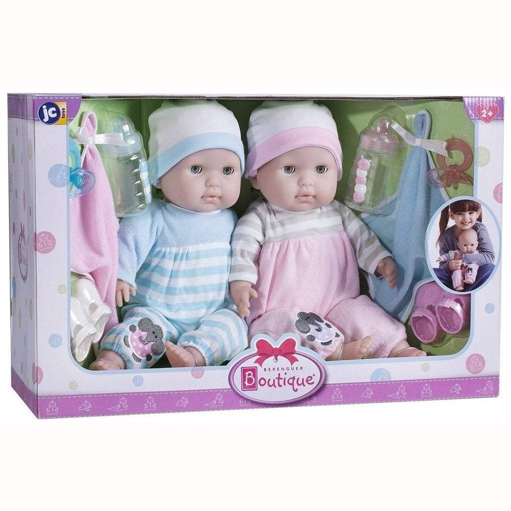 Berenguer Boutique 15" Soft Body Twins Gift Set