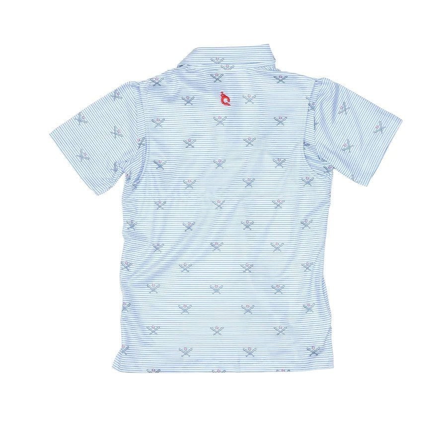 Blue Quail Clothing Company Apparel Blue Quail Clothing Company Boys Baseball Polo Short Sleeve Shirt
