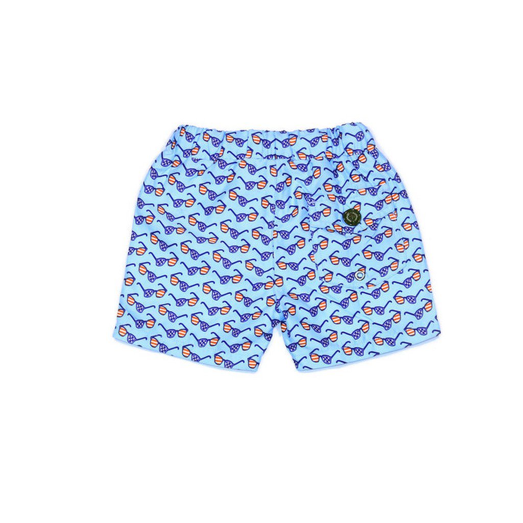 Blue Quail Clothing Company Boys Blue Shades Swim Trunk