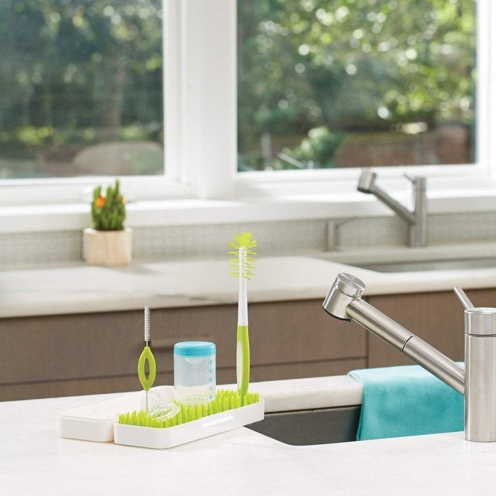Boon Patch Countertop Drying Rack - Green
