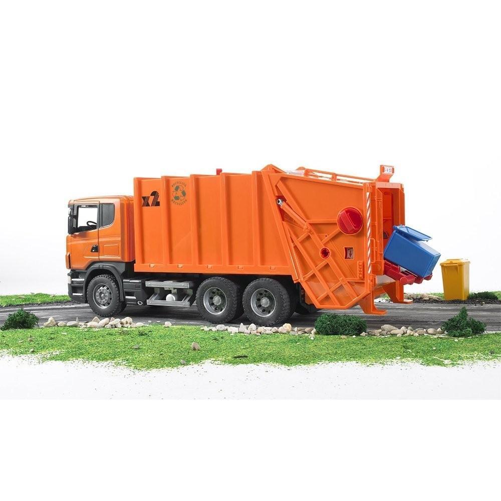 Bruder scania garbage store truck