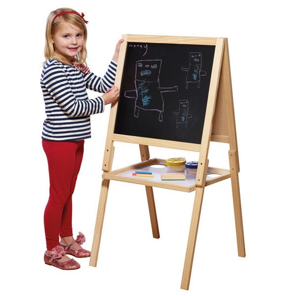 Casdon Toys Wooden Magnetic Chalkboard Easel