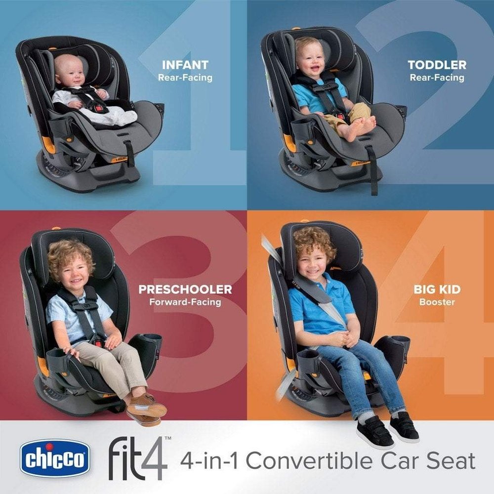 Chicco Fit4 4-In-1 Convertible Car Seat - Onyx