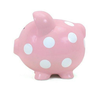 Child to Cherish Polka Dot Piggy Bank