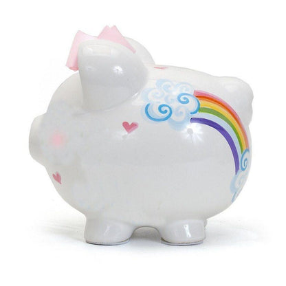 Child to Cherish Unicorns & Rainbows Piggy Bank