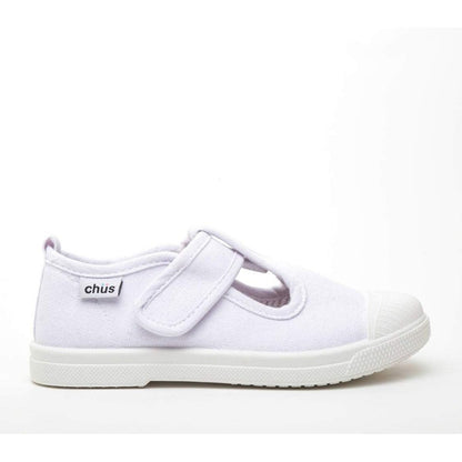 Chus Chris T Strap Toddler Shoe White