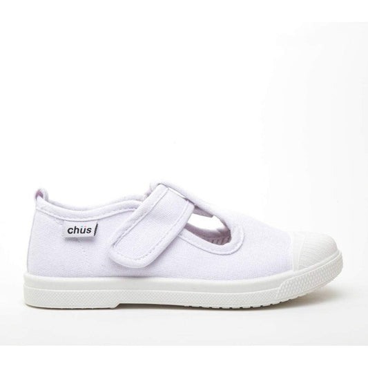Chus Chris T Strap Toddler Shoe White