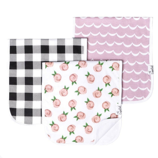 Copper PearlCopper Pearl Burp Cloth 3 Piece Burp Cloth Set RosieBabysupermarket