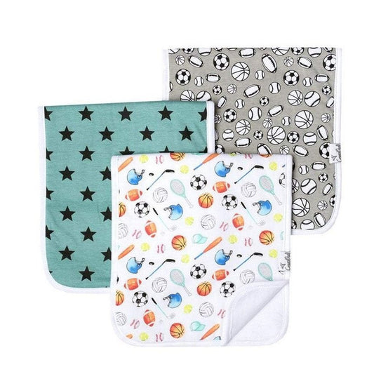 Copper PearlCopper Pearl Burp Cloth 3 Piece Burp Cloth Set VarsityBabysupermarket