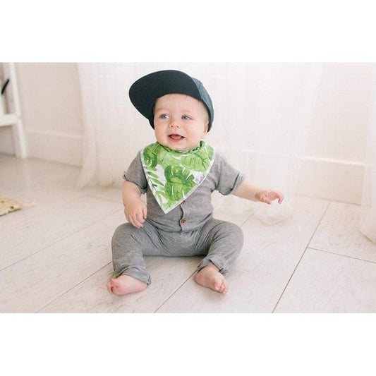 Copper PearlCopper Pearl Noah Green Leaves Bandana BibBabysupermarket
