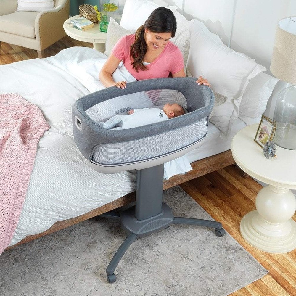 Chicco Close To You 3-in-1 Bedside Bassinet Heather Grey