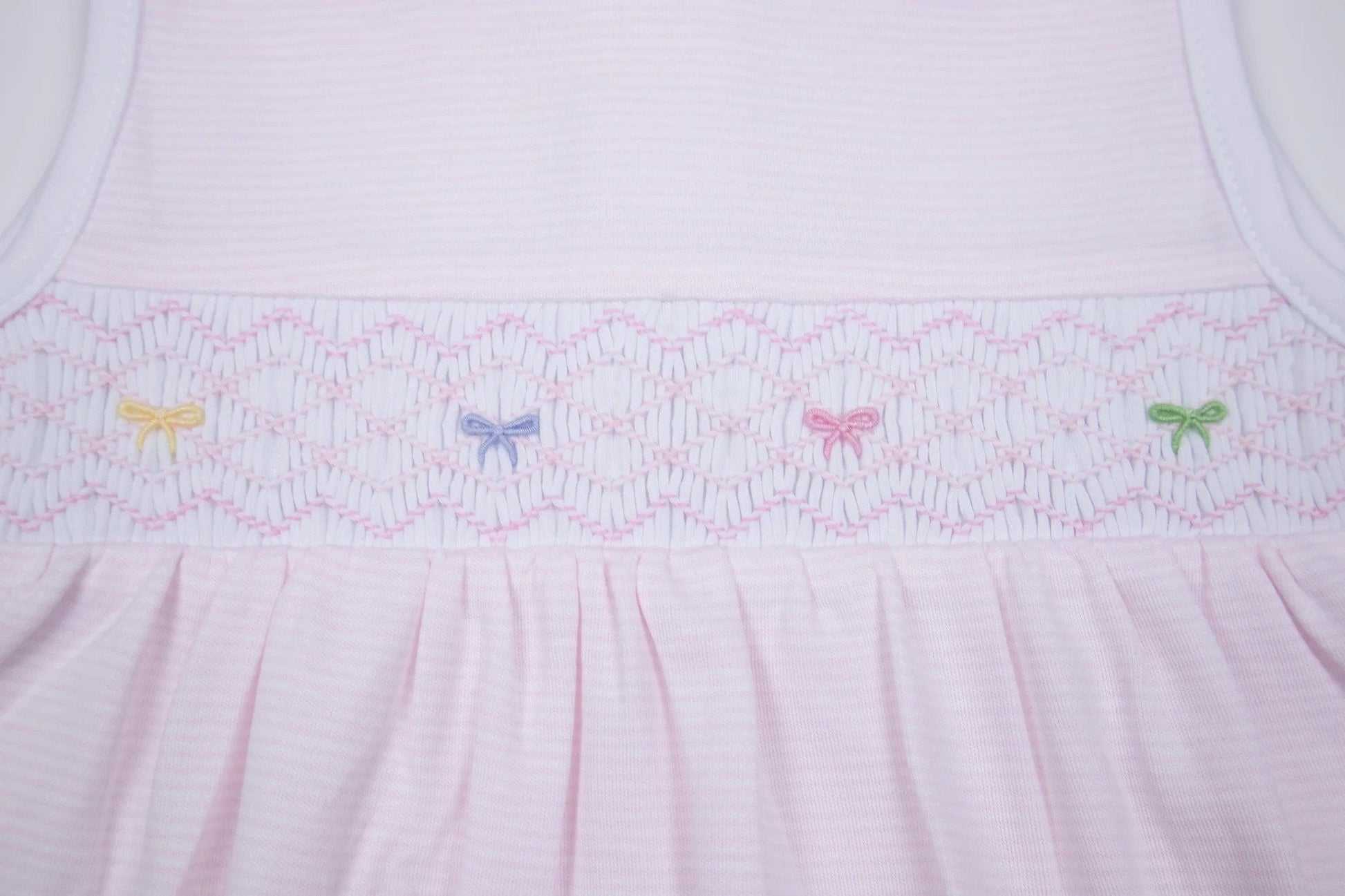 Cuclie Apparel Cuclie Bow Smocked Bubble Romper