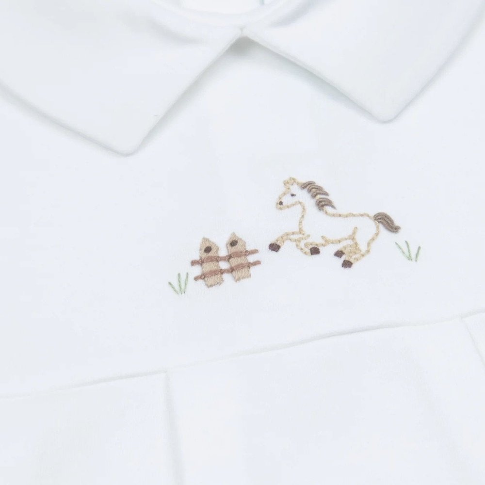 Cuclie Rodeo Horse Bubble Romper