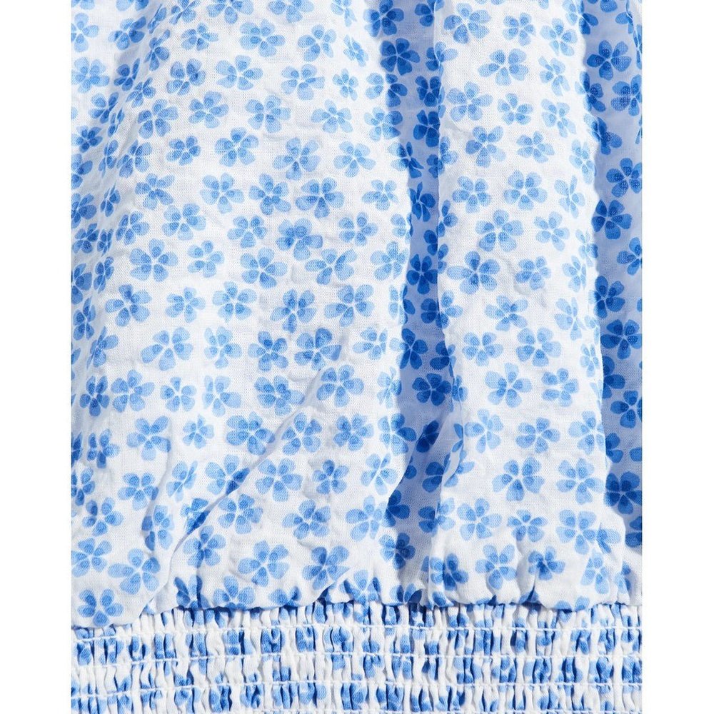Design History Girls Blue Ditsy Floral Skirt Set