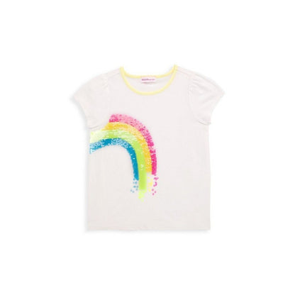 Design History Girls Sequin Rainbow Shirt