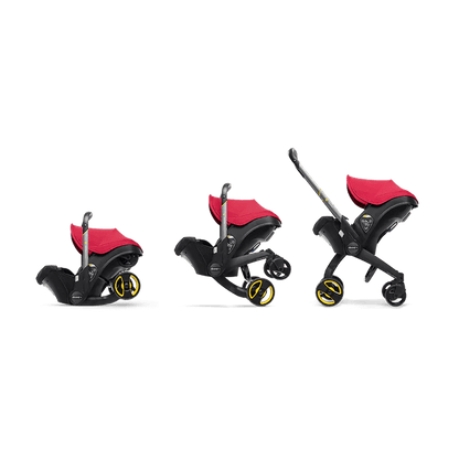 doona car seat stroller red Doona Flame Red Infant Car Seat/Stroller with Base
