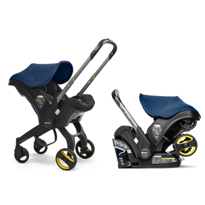 Doona Royal Blue Infant Car Seat/Stroller with Base