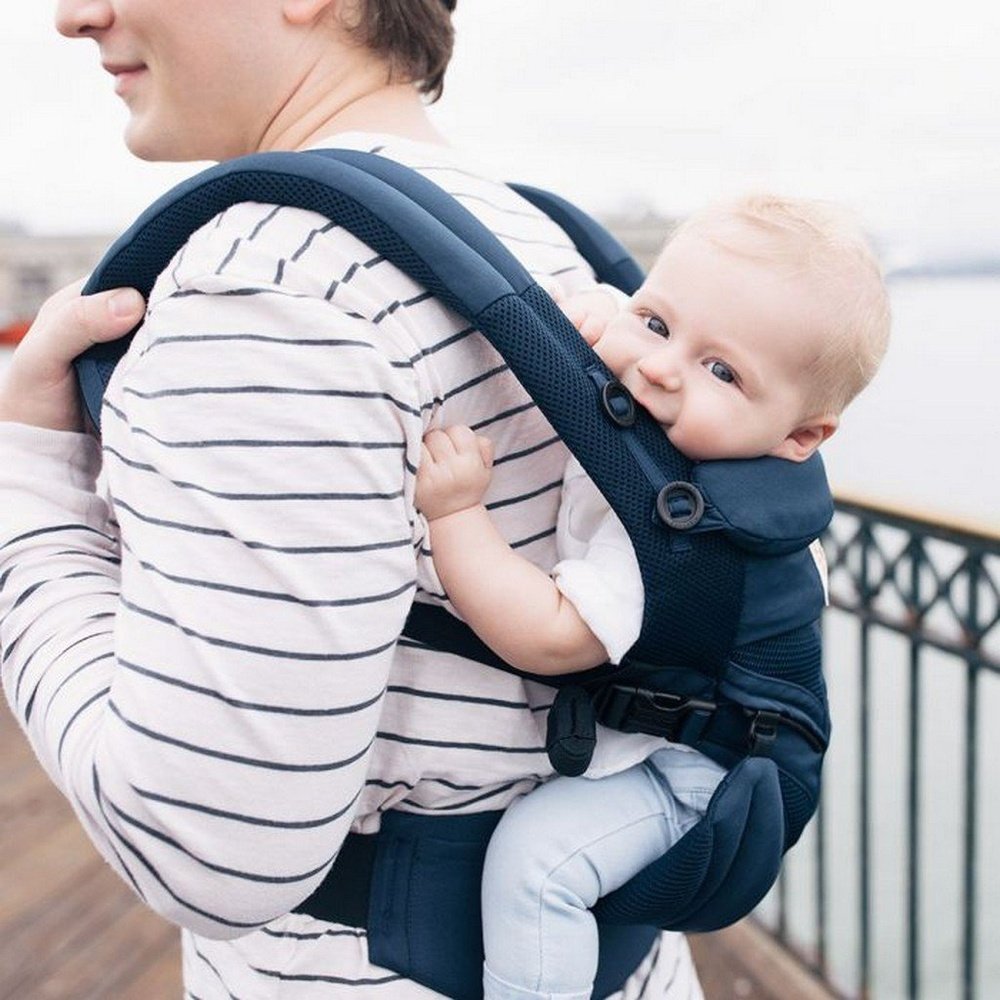 Ergobaby 360 All Position Omni Baby Carrier Cool Air Mesh Midnight Blue