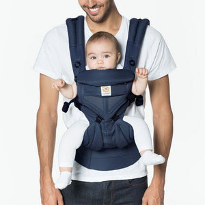 Ergobaby 360 All Position Omni Baby Carrier Cool Air Mesh Midnight Blu Babysupermarket