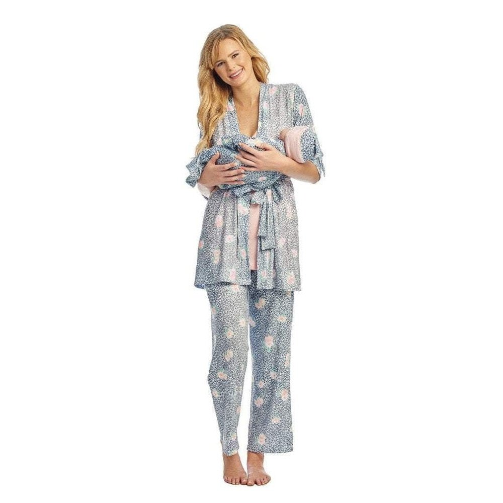Everly Grey Analise 5-Piece Maternity Loungewear Jungle Floral