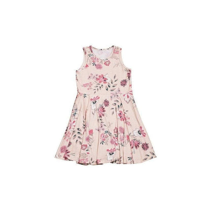 Everly Grey Toddler and Kids Girl Lucia Kids Twirly Dress Wild Flower