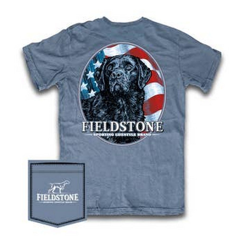 Fieldstone Boys Lab Dog USA Short Sleeve T-Shirt