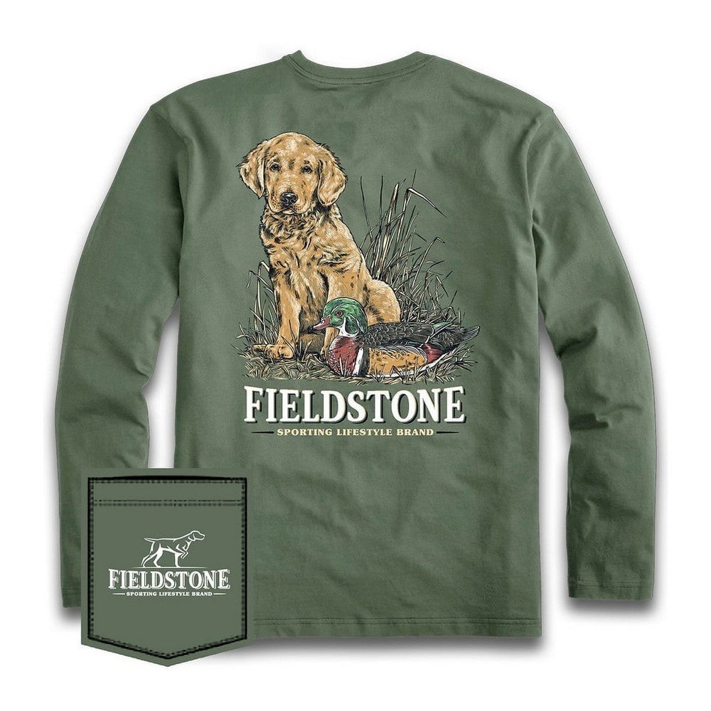 Fieldstone Boys Puppy and Duck Long Sleeve T-Shirt