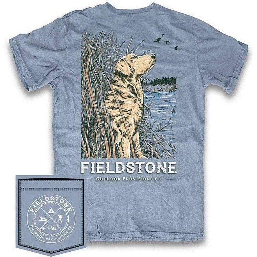 Fieldstone Outdoors Youth Boys T-Shirt Old Yellow