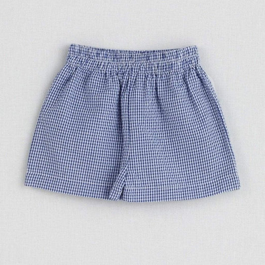 Funtasia Boys Basic Navy Seersucker Short