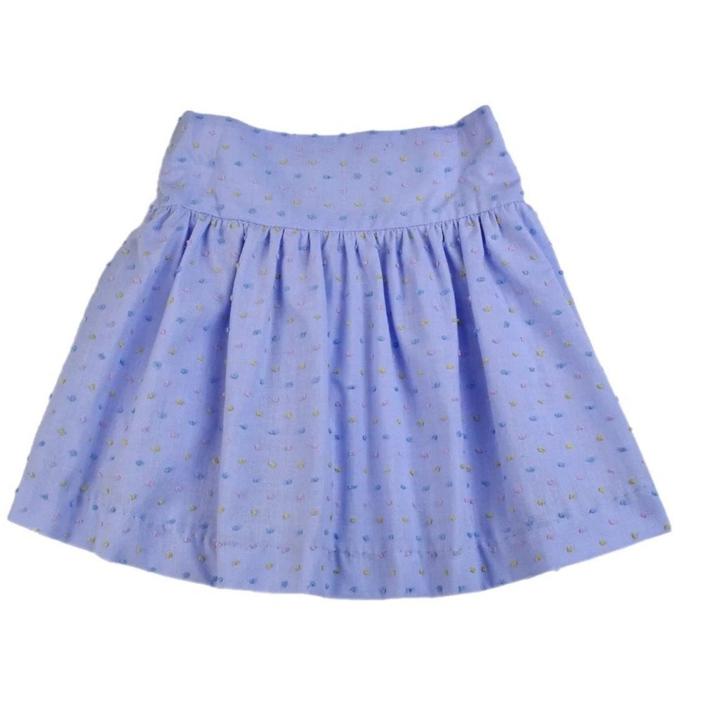 Funtasia Too Apparel 4 / Blue Funtasia Too Blue Dobby Dot Skirt Set