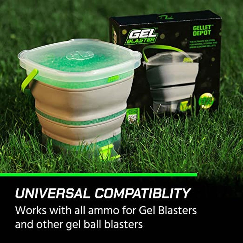 Gel Blaster Clear Collapsible Gellet Tub