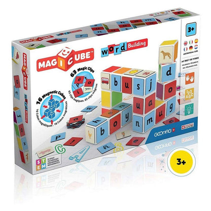 Geomag Magicubes Word Building Magnetic Set-79pc