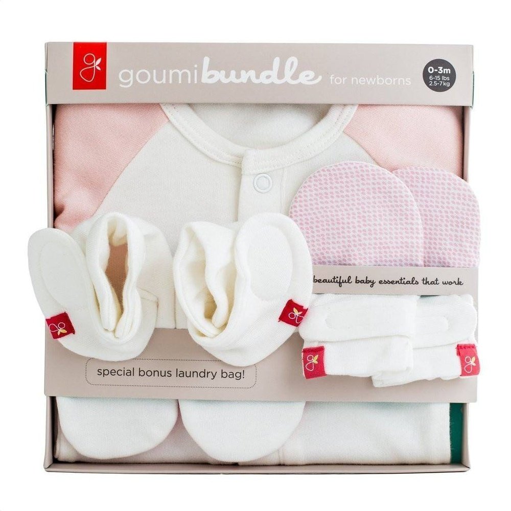 Goumi mitts + factory boots organic bamboo cotton bundle