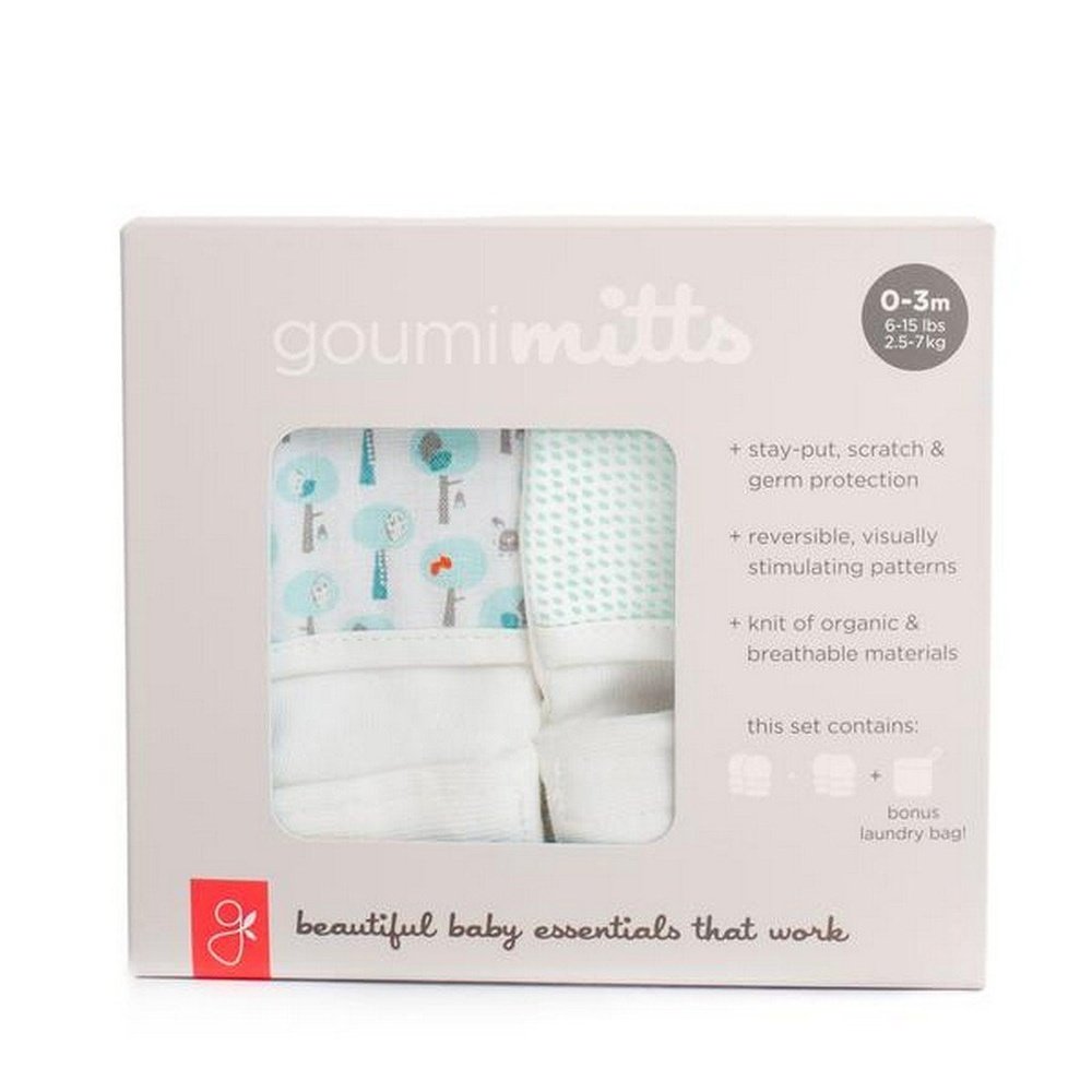 Goumikids Mitts 2 Pack Goumi Giving plus Drops Grey
