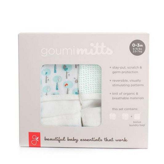 GoumikidsGoumikids Mitts 2 Pack Goumi Giving plus Drops GreyBabysupermarket