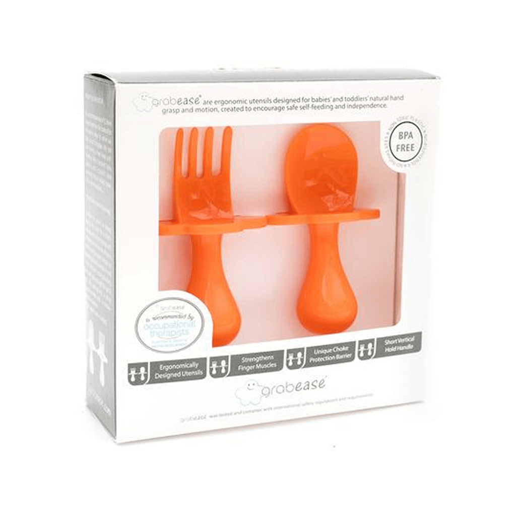 Grabease First Self Feeding Fork and Spoon Set