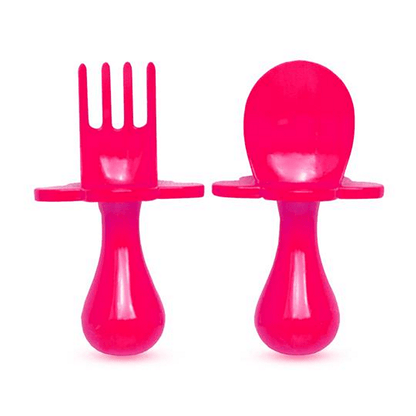 Grabease First Self Feeding Fork and Spoon Set
