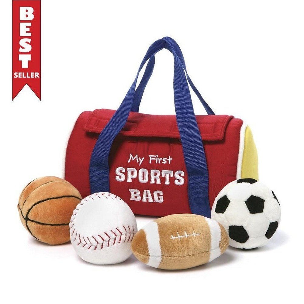 Gund My First Sports Bag Plush Play Set